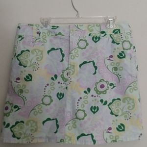 White Stag Floral mini skirt & Shorts in one